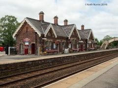 277270: Appleby Station - Station Main Building & Booking Office (Down): Elevation view from the South East