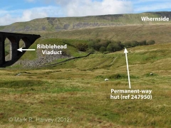 Platelayers' Hut - Ribblehead Viaduct North: Context view from the south-east