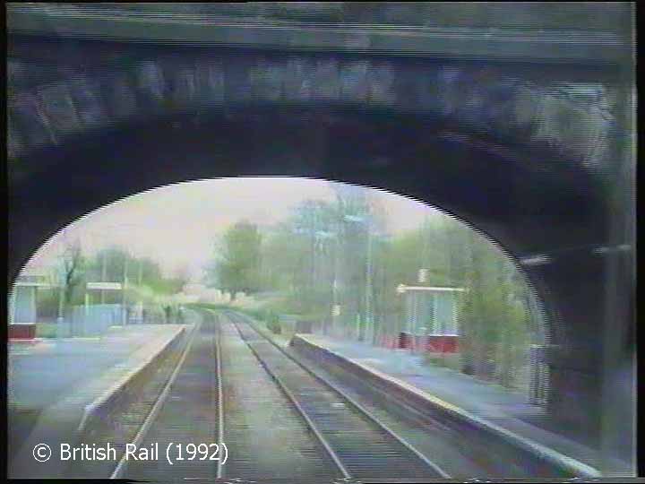 Long Preston Railway Station: Cab-view, southbound (forwards) 2.