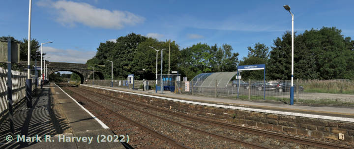 Long Preston Station: context view looking NW from the 'Down' platform.