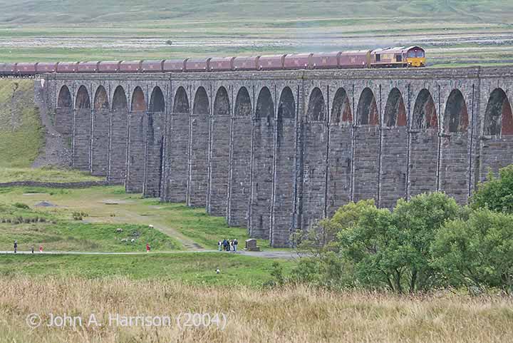 Ribblehead Viaduct (Bridge SAC/66): elevation view from the north-northeast.