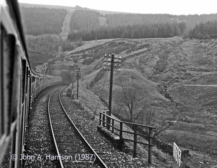 Blea Moor Tunnel North Portal and Bridge SAC/74: context view from northeast.