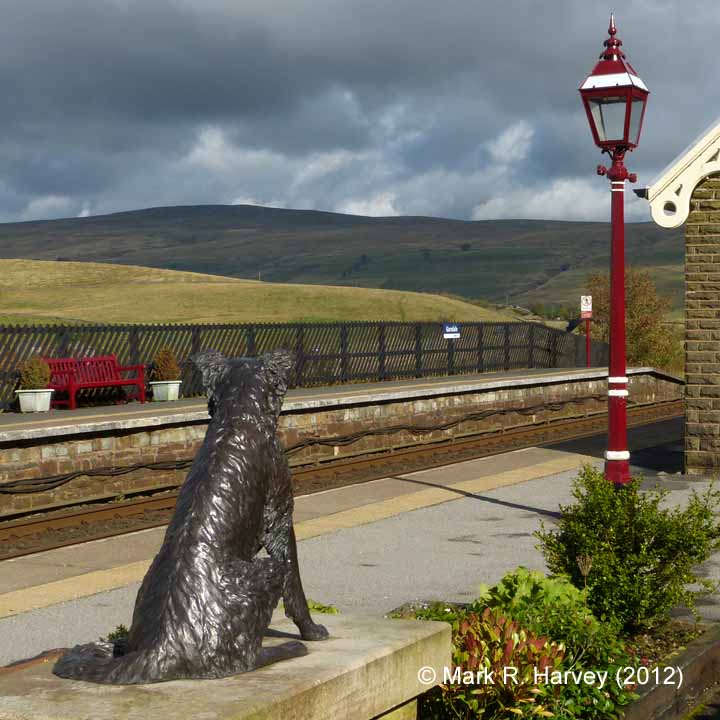 Sharing the view with Ruswarp on Garsdale Railway Station