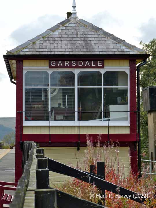 Garsdale Signal Box (E), elevation view from the east-northeast.