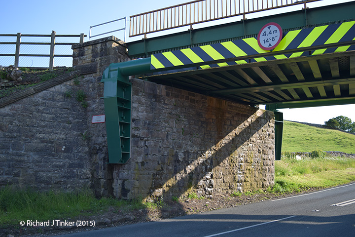 266650: Bridge SAC/181 - Kirkby Stephen Road / A685 (PROW - road): Detail view from the north