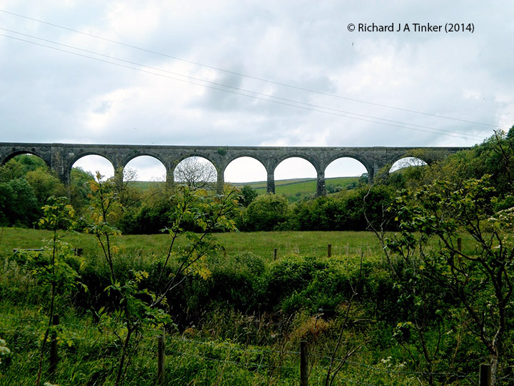 268670: Bridge SAC/193 - Smardale Viaduct (PROW - permissive footpath): Context view from the North East