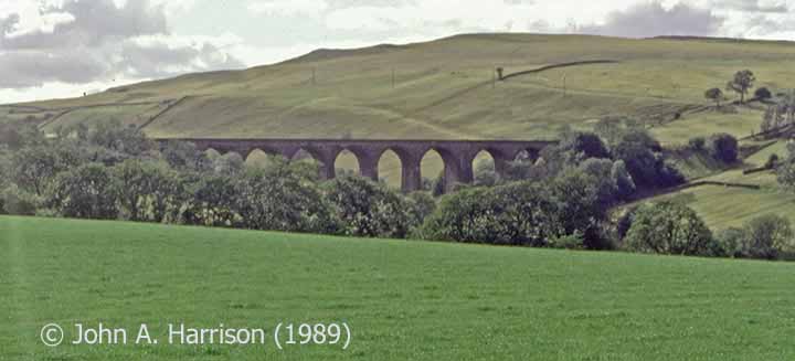 Smardale Viaduct (Bridge SAC/193): context view from the east.