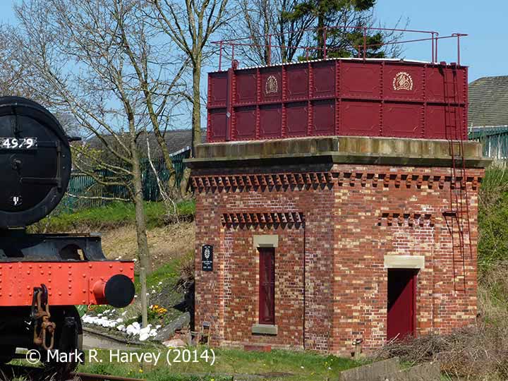 Appleby Station Tank House (modern), elevation view from the south.