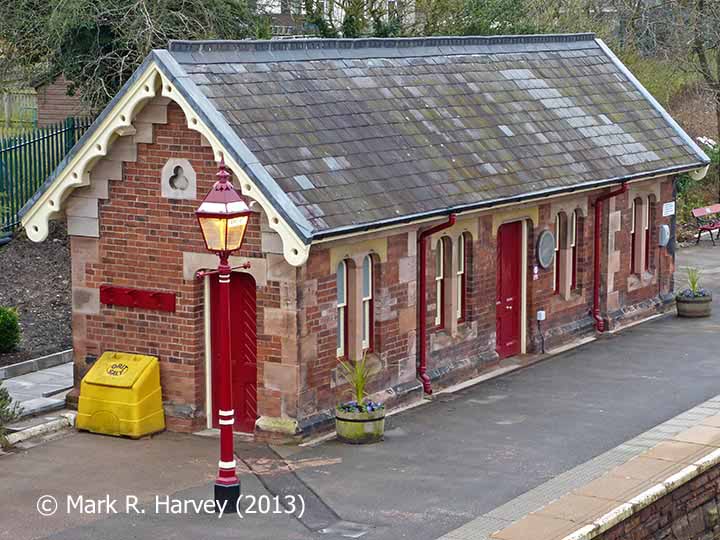 Appleby Station Waiting Room (Up), elevation view from the west-northwest.