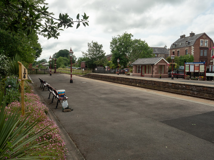 277235: Appleby Station - Waiting Room (Down): Context view from the north east