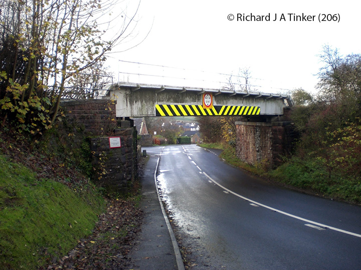 288330: Bridge SAC/288 - Alston Road / A686 (PROW - road): Elevation view from the East