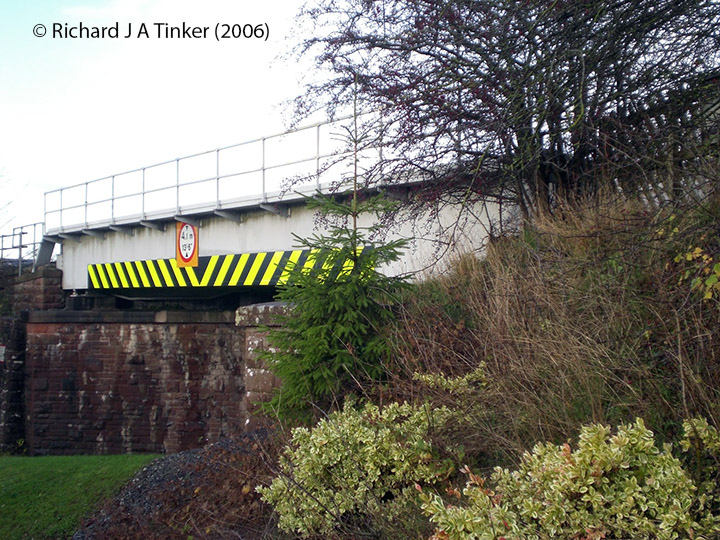  288330: Bridge SAC/288 - Alston Road / A686 (PROW - road): Elevation view from the South West