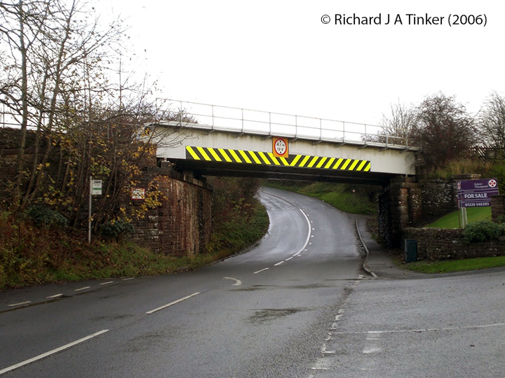288330: Bridge SAC/288 - Alston Road / A686 (PROW - road): Elevation view from the West