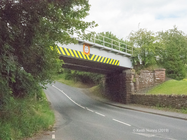 288330: Bridge SAC/288 - Alston Road / A686 (PROW - road): Elevation view from the West