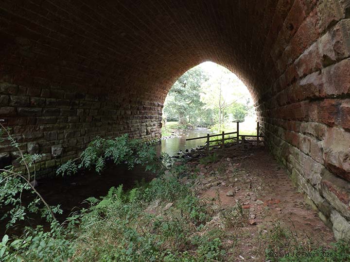 Bridge SAC/298 - View westwards through the arch