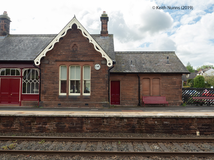 292560: Lazonby & Kirkoswald Station - Main Building & Booking Office (Down): Elevation view from the East