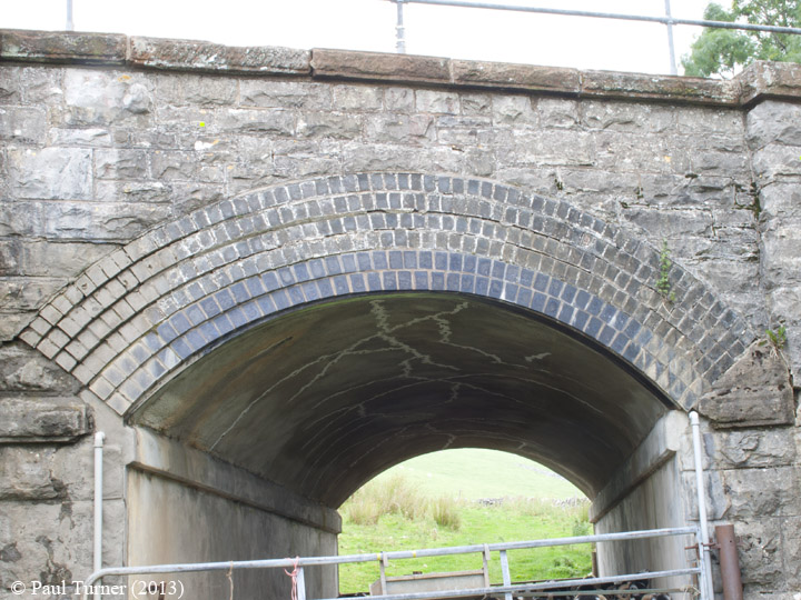 Bridge No 177 - Keel Well: Elevation view of arch from East