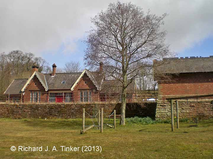 Long Marton Station: Context view from the playing field to the south-west.