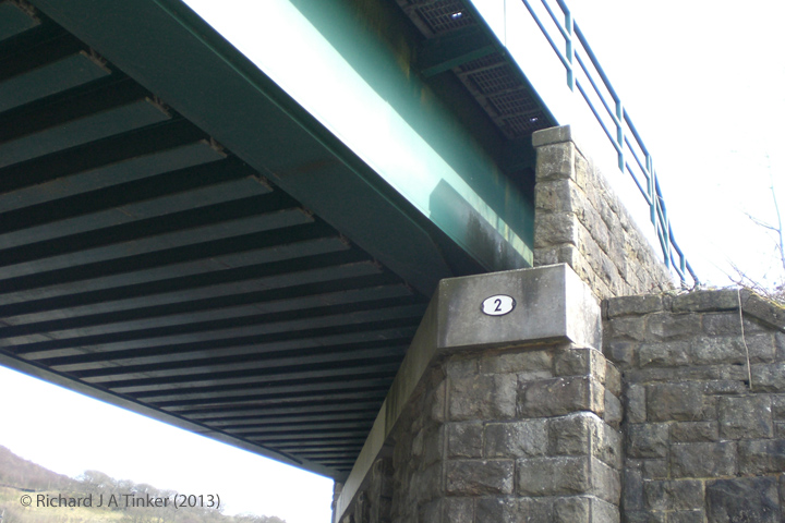 Bridge SAC/2 A65: detail view from the west