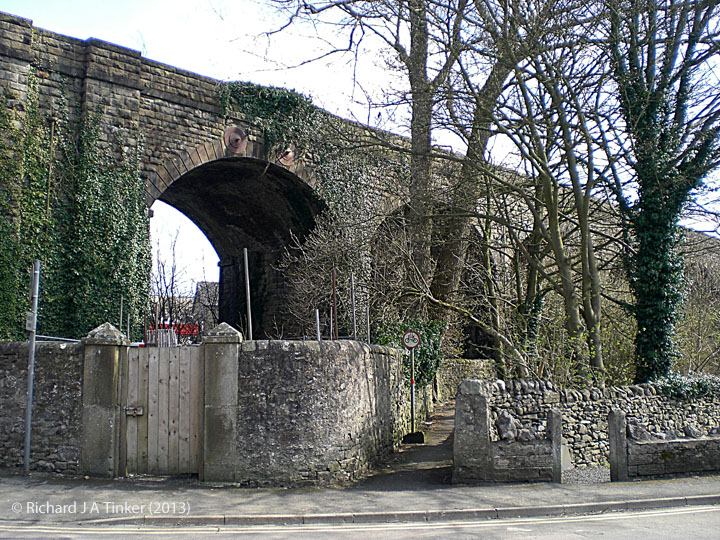 Church Viaduct - B6480: Elevation view from the north west