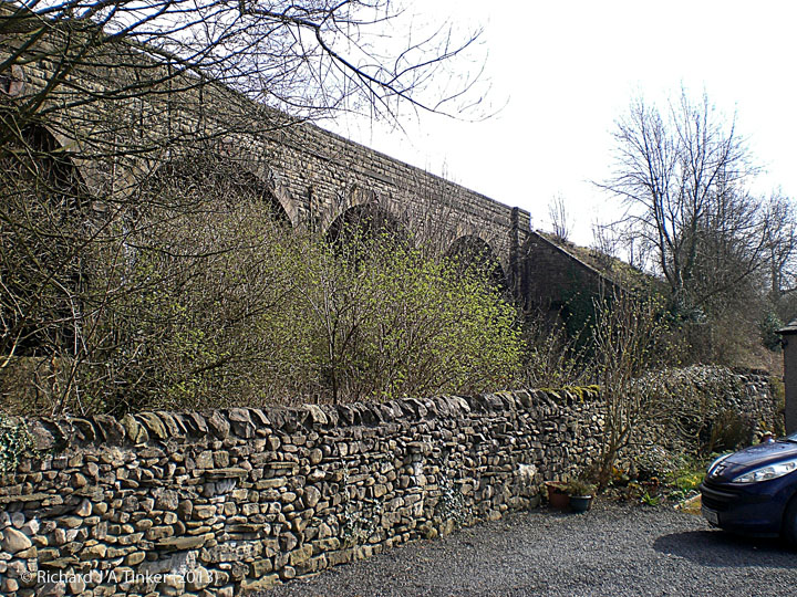 Church Viaduct - B6480: Elevation view from the north west