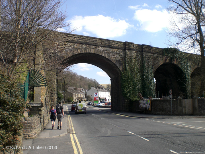 Church Viaduct - B6480: Elevation view from the west