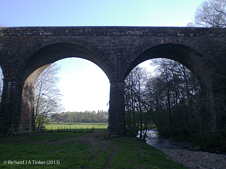 283800 Bridge 272 Crowdundle Viaduct: Elevation view from the north east