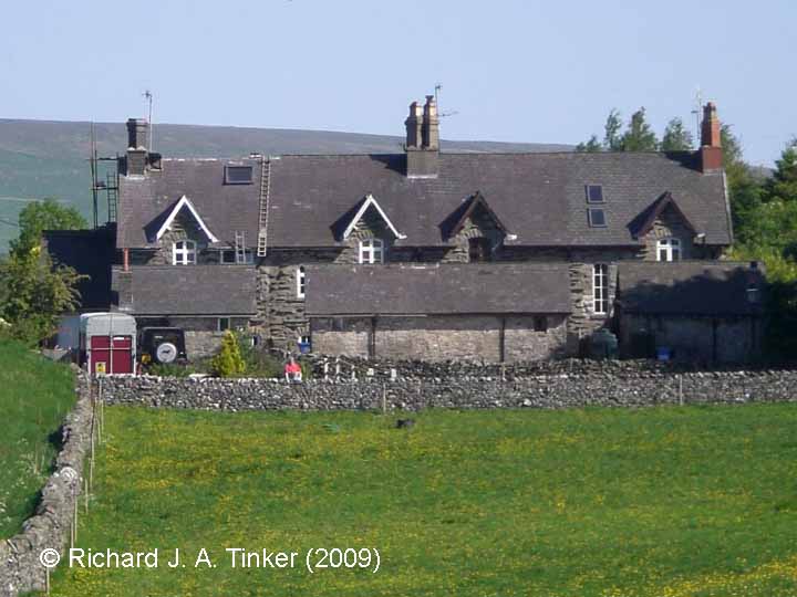 Selside Railway Cottages: North elevation (2009)