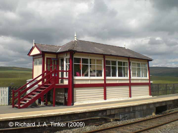 Garsdale Signal Box: South-east elevation