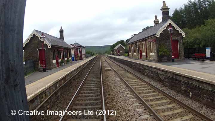 Garsdale Station 'Up' Waiting Room: Cab view.