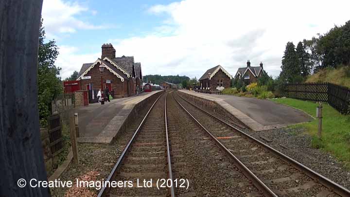 292535: Lazonby & Kirkoswald Station - Barrow Crossing: Cab-view video still 