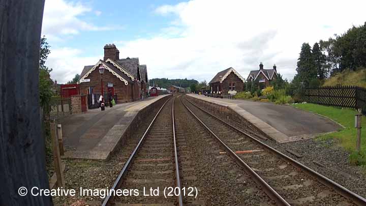 292565: Lazonby & Kirkoswald Station - Waiting Room: Cab-view video still 