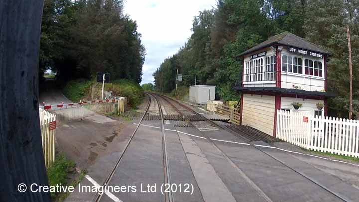 299690: Low House Crossing Signal Box (1900 - present) :Cab-view video-still 