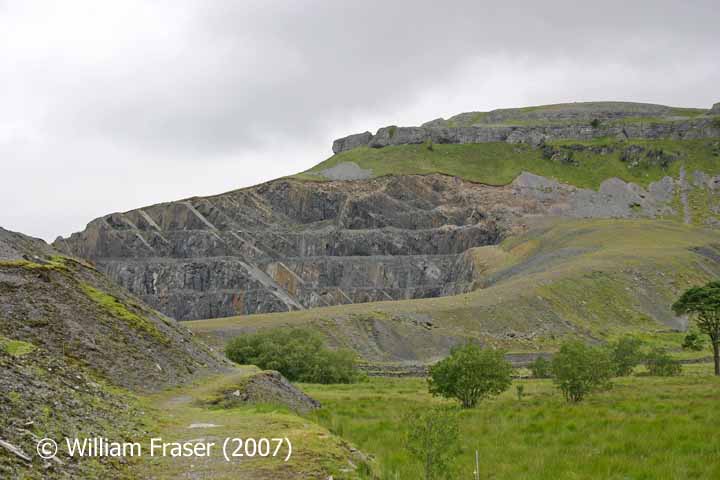 Dry Rigg Quarry, viewed from the east