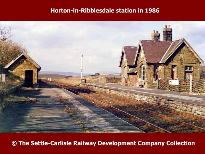 Horton Railway Station: Context view from the south (1986)