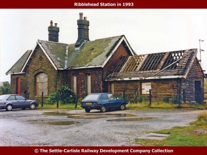 Ribbhead Main Station Building: North elevation view (1993)
