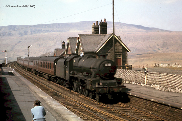 Ribblehead Station Main Building: Elevation view from the south west