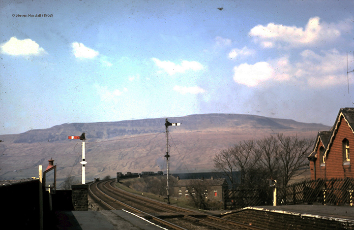 Ribblehead Station North Barrow Crossing and Station Master's House from the SW.