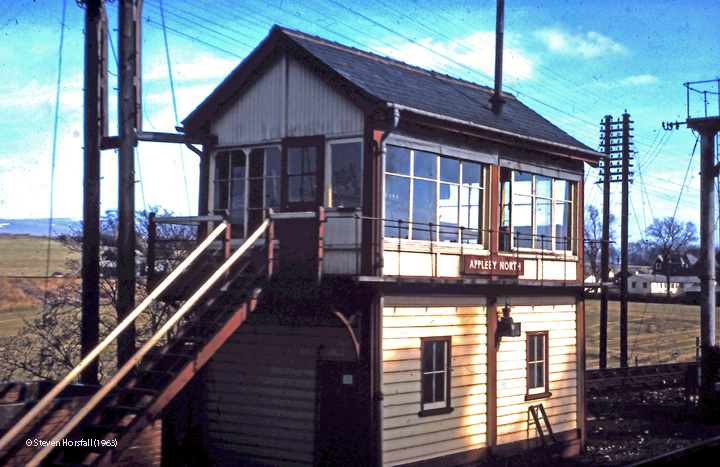 277420: Appleby North Signal Box (1951 - present): Elevation view from the west