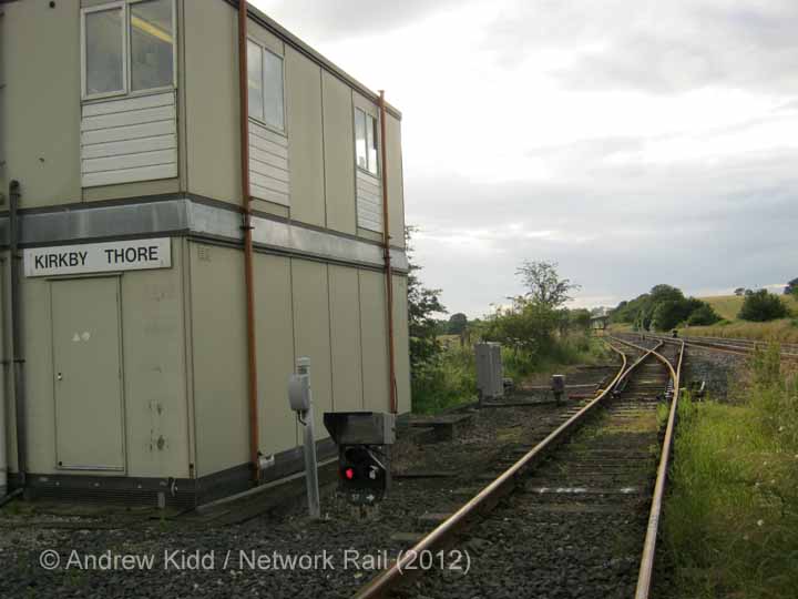 Kirkby Thore Signal Box: Southern elevation view (2)