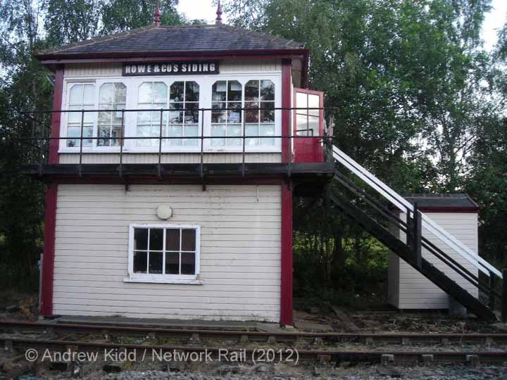 Howe & Co's Siding Signal Box: Eastern elevation view