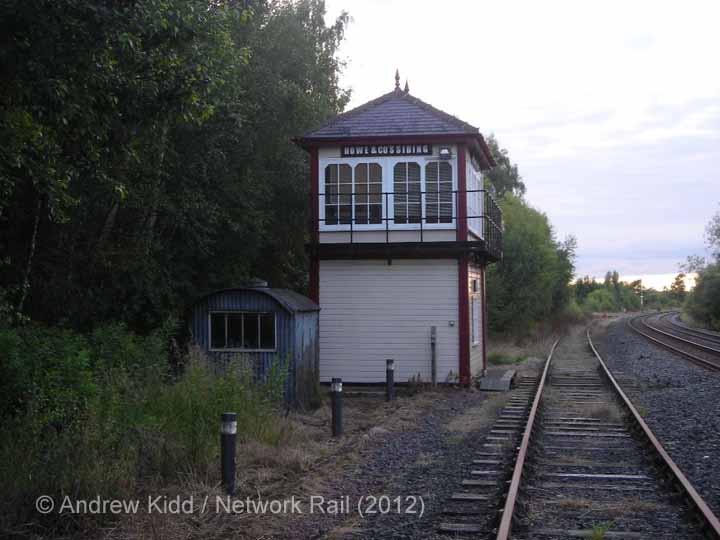 Howe & Co's Siding Signal Box: Northern elevation view