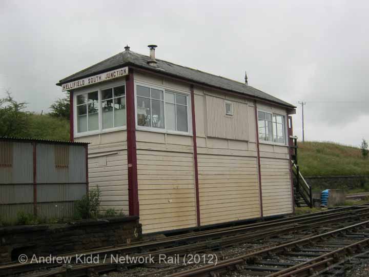 Hellifield South Jn. Signal Box: West elevation view