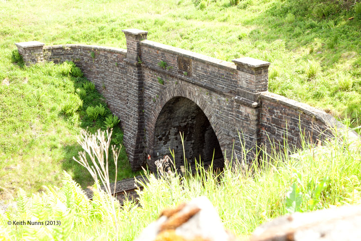 257530 Moorcock Tunnel North Portal: Elevation view from the north west 257530 Moorcock Tunnel North Portal: Elevation view from the north west