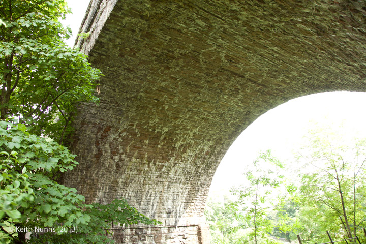 Bridge SAC 137 Ais Gill Viaduct : Detail view from the south