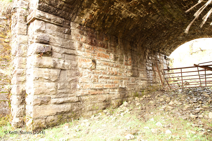 261840: Bridge SAC/145 - Ghyll: Detail view from the north east