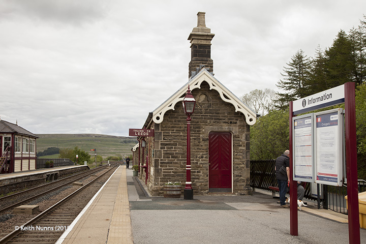 Garsdale Station 'Up' Waiting Room: Elevation view from southwest.