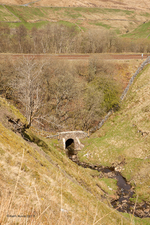 255920: Bridge SAC/110 - Cote Gill (culvert 8' 0"): Context view from the east