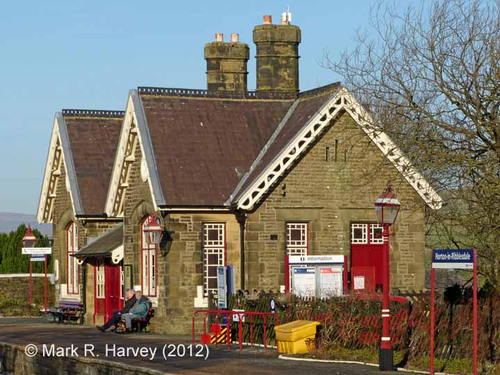 Horton Station Booking Office: South-western elevation view
