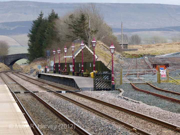 Ribblehead Quarry Siding: Context view from the north-west